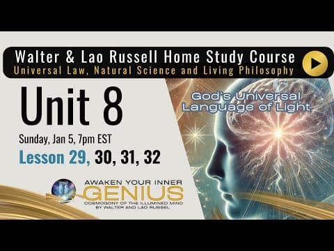 Unit 8: Light and Unity