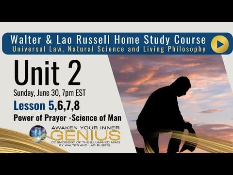 Unit 2: Prayer and Alignment